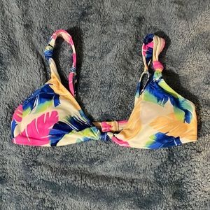 Tropical bikini top